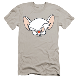 Pinky and The Brain Brain - Men's Premium Slim Fit T-Shirt Men's Premium Slim Fit T-Shirt Pinky and The Brain   