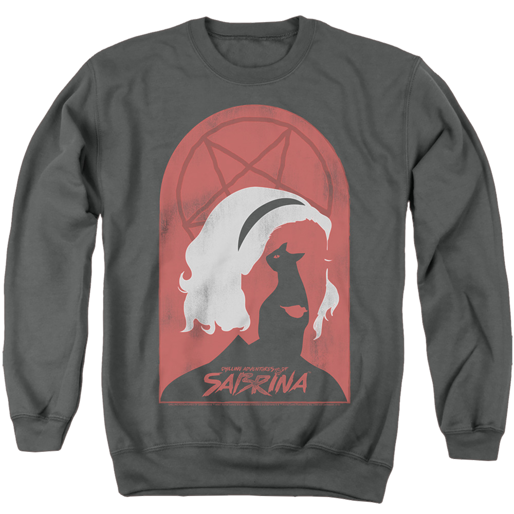 Chilling Adventures Of Sabrina Sabrina And Salem - Men's Crewneck Sweatshirt Men's Crewneck Sweatshirt Chilling Adventures of Sabrina   