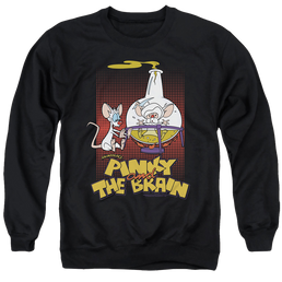 Pinky And The Brain Lab Flask - Men's Crewneck Sweatshirt Men's Crewneck Sweatshirt Pinky and The Brain   