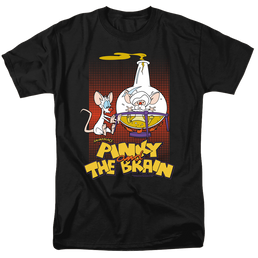 Pinky And The Brain Lab Flask - Men's Regular Fit T-Shirt Men's Regular Fit T-Shirt Pinky and The Brain   