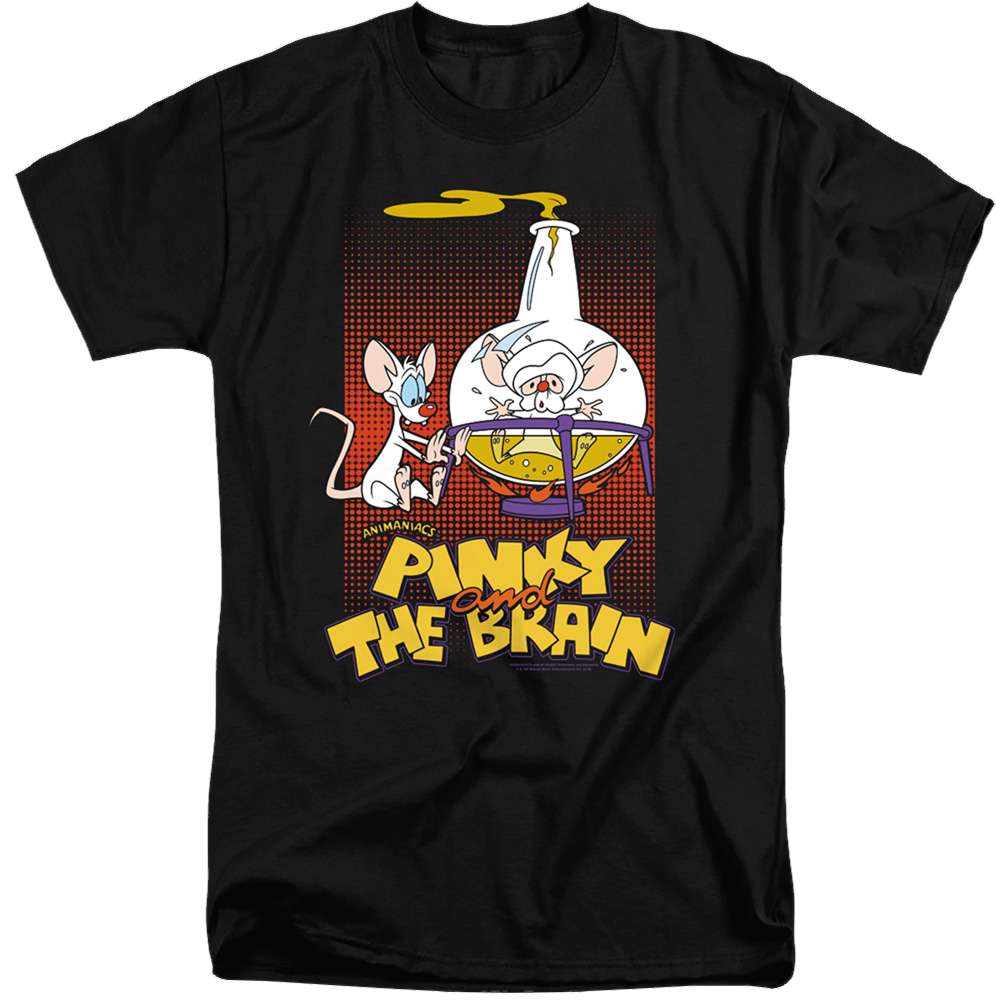 Pinky And The Brain Lab Flask - Men's Tall Fit T-Shirt Men's Tall Fit T-Shirt Pinky and The Brain   