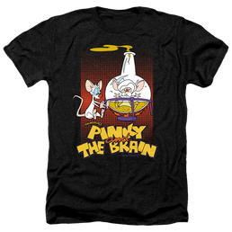 Pinky And The Brain Lab Flask - Men's Heather T-Shirt Men's Heather T-Shirt Pinky and The Brain   