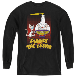 Pinky And The Brain Lab Flask - Youth Long Sleeve T-Shirt Youth Long Sleeve T-Shirt Pinky and The Brain   