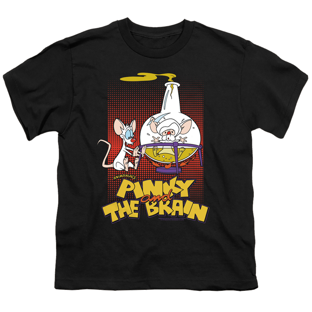 Pinky And The Brain Lab Flask - Youth T-Shirt Youth T-Shirt (Ages 8-12) Pinky and The Brain   