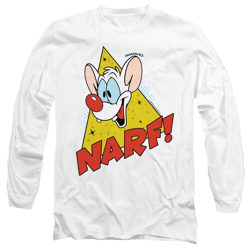 Pinky And The Brain Narf - Men's Long Sleeve T-Shirt Men's Long Sleeve T-Shirt Pinky and The Brain   