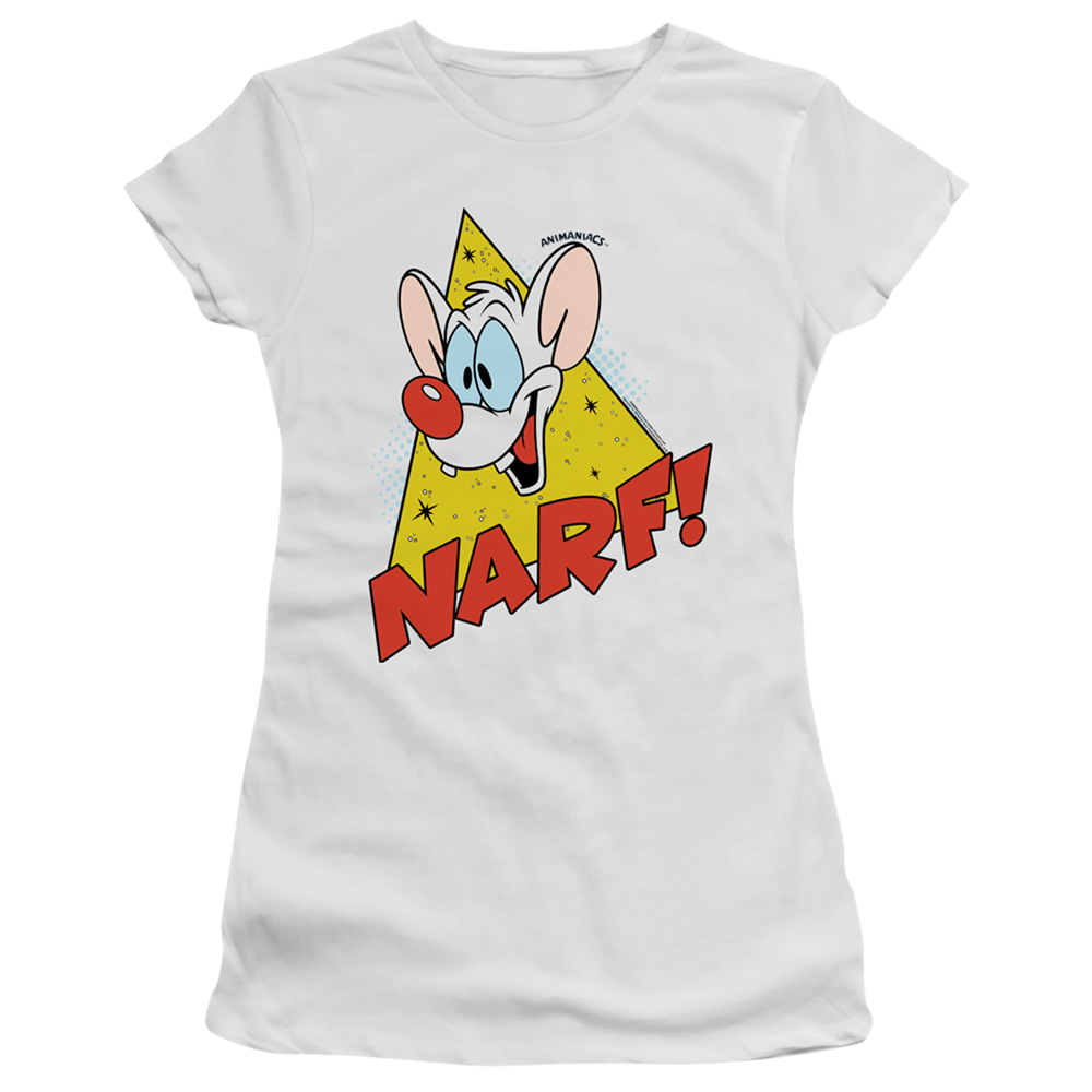Pinky And The Brain Narf - Juniors T-Shirt Juniors T-Shirt Pinky and The Brain   