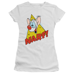 Pinky And The Brain Narf - Juniors T-Shirt Juniors T-Shirt Pinky and The Brain   