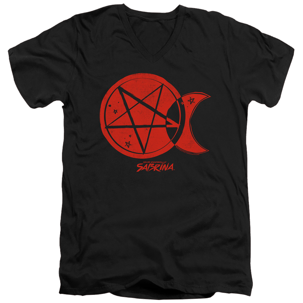 Chilling Adventures Of Sabrina Dark Moon - Men's V-Neck T-Shirt Men's V-Neck T-Shirt Chilling Adventures of Sabrina   