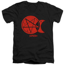 Chilling Adventures Of Sabrina Dark Moon - Men's V-Neck T-Shirt Men's V-Neck T-Shirt Chilling Adventures of Sabrina   