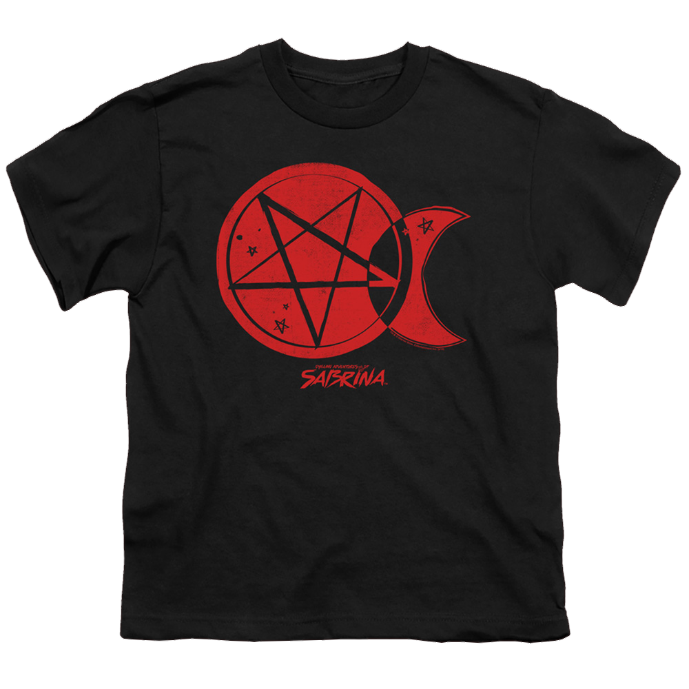 Chilling Adventures Of Sabrina Dark Moon - Youth T-Shirt Youth T-Shirt (Ages 8-12) Chilling Adventures of Sabrina   