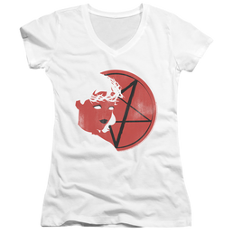 Chilling Adventures Of Sabrina Herald Sabrina - Juniors V-Neck T-Shirt Juniors V-Neck T-Shirt Chilling Adventures of Sabrina   