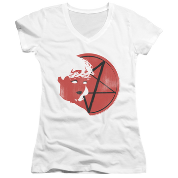 Chilling Adventures Of Sabrina Herald Sabrina - Juniors V-Neck T-Shirt Juniors V-Neck T-Shirt Chilling Adventures of Sabrina   