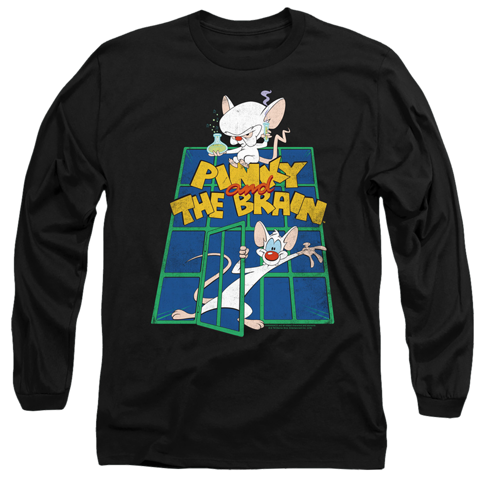 Pinky And The Brain Ol Standard - Men's Long Sleeve T-Shirt Men's Long Sleeve T-Shirt Pinky and The Brain   