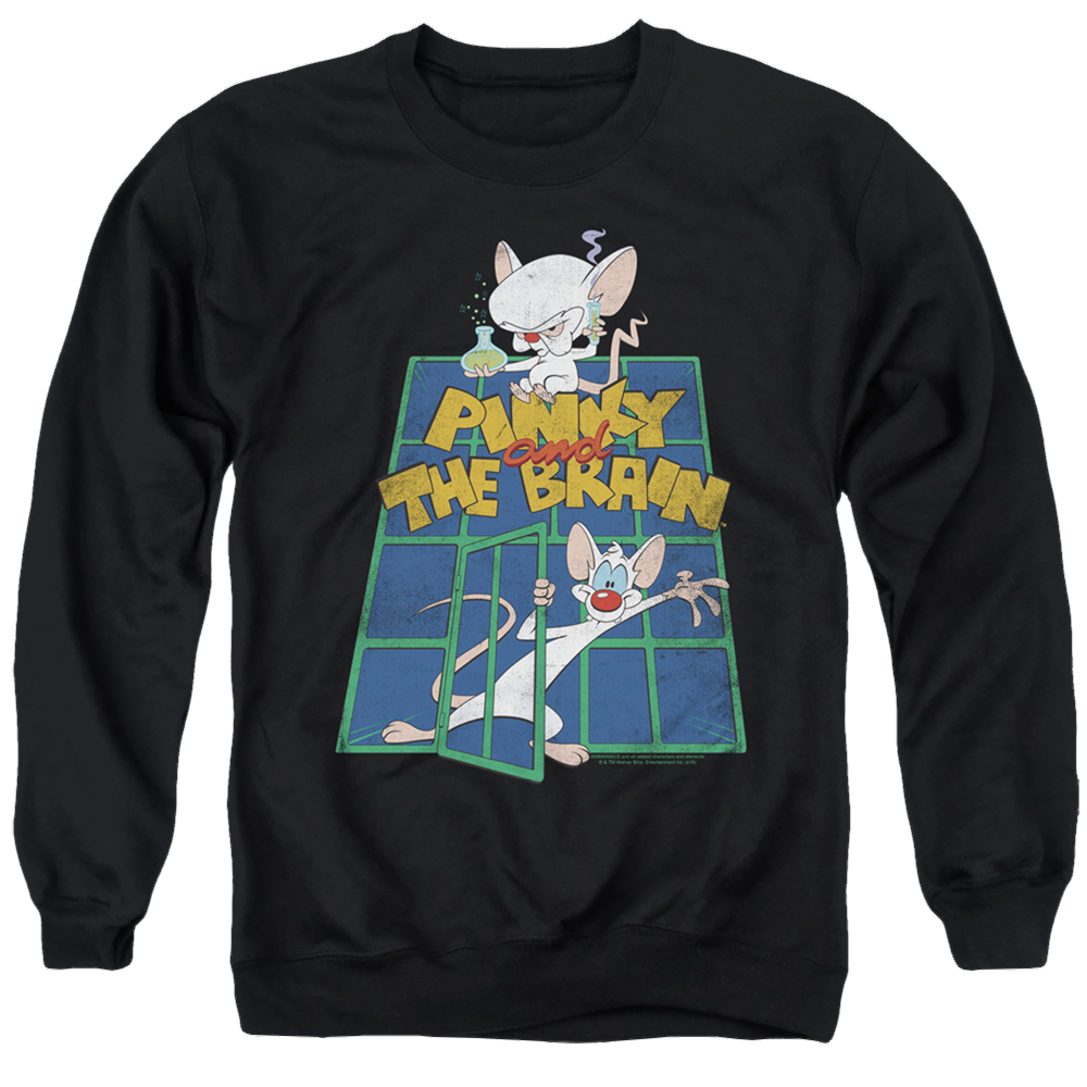 Pinky And The Brain Ol Standard - Men's Crewneck Sweatshirt Men's Crewneck Sweatshirt Pinky and The Brain   