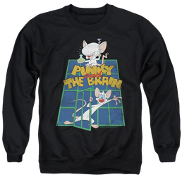 Pinky And The Brain Ol Standard - Men's Crewneck Sweatshirt Men's Crewneck Sweatshirt Pinky and The Brain   
