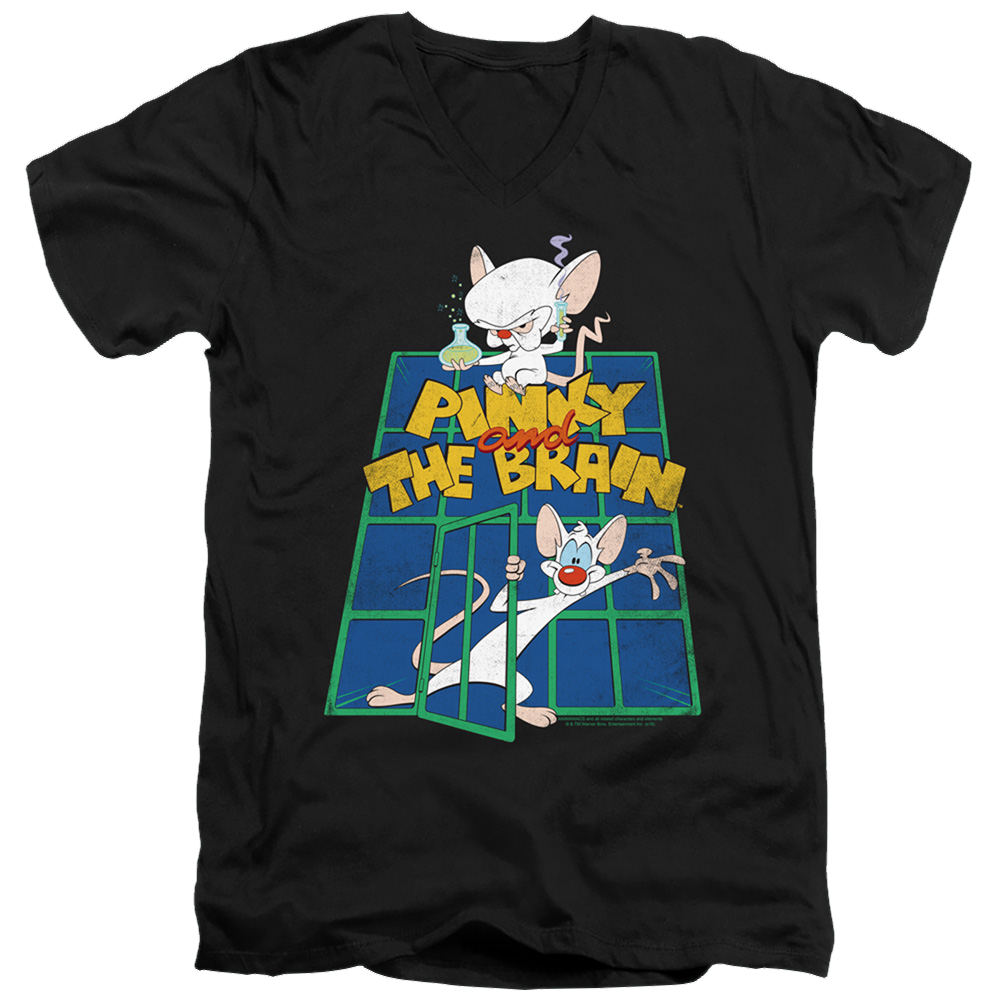 Pinky And The Brain Ol Standard - Men's V-Neck T-Shirt Men's V-Neck T-Shirt Pinky and The Brain   