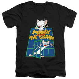 Pinky And The Brain Ol Standard - Men's V-Neck T-Shirt Men's V-Neck T-Shirt Pinky and The Brain   