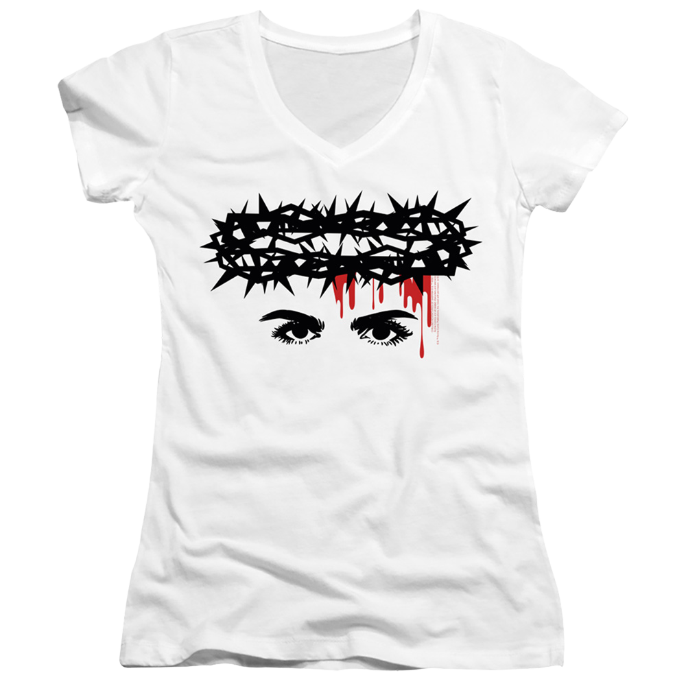 Chilling Adventures Of Sabrina Crown Of Thorns - Juniors V-Neck T-Shirt Juniors V-Neck T-Shirt Chilling Adventures of Sabrina   