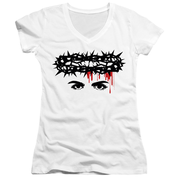 Chilling Adventures Of Sabrina Crown Of Thorns - Juniors V-Neck T-Shirt Juniors V-Neck T-Shirt Chilling Adventures of Sabrina   