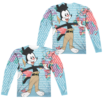 Animaniacs Yakko World men's all-over print long sleeve