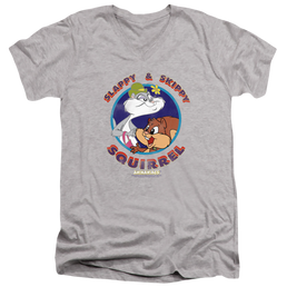 Animaniacs Slappy And Skippy Squirrel - Men's V-Neck T-Shirt Men's V-Neck T-Shirt Animaniacs   