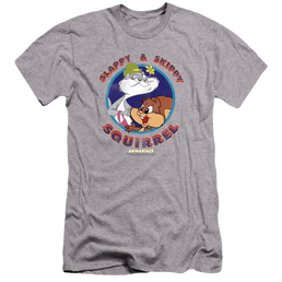 Animaniacs Slappy And Skippy Squirrel - Men's Premium Slim Fit T-Shirt Men's Premium Slim Fit T-Shirt Animaniacs   