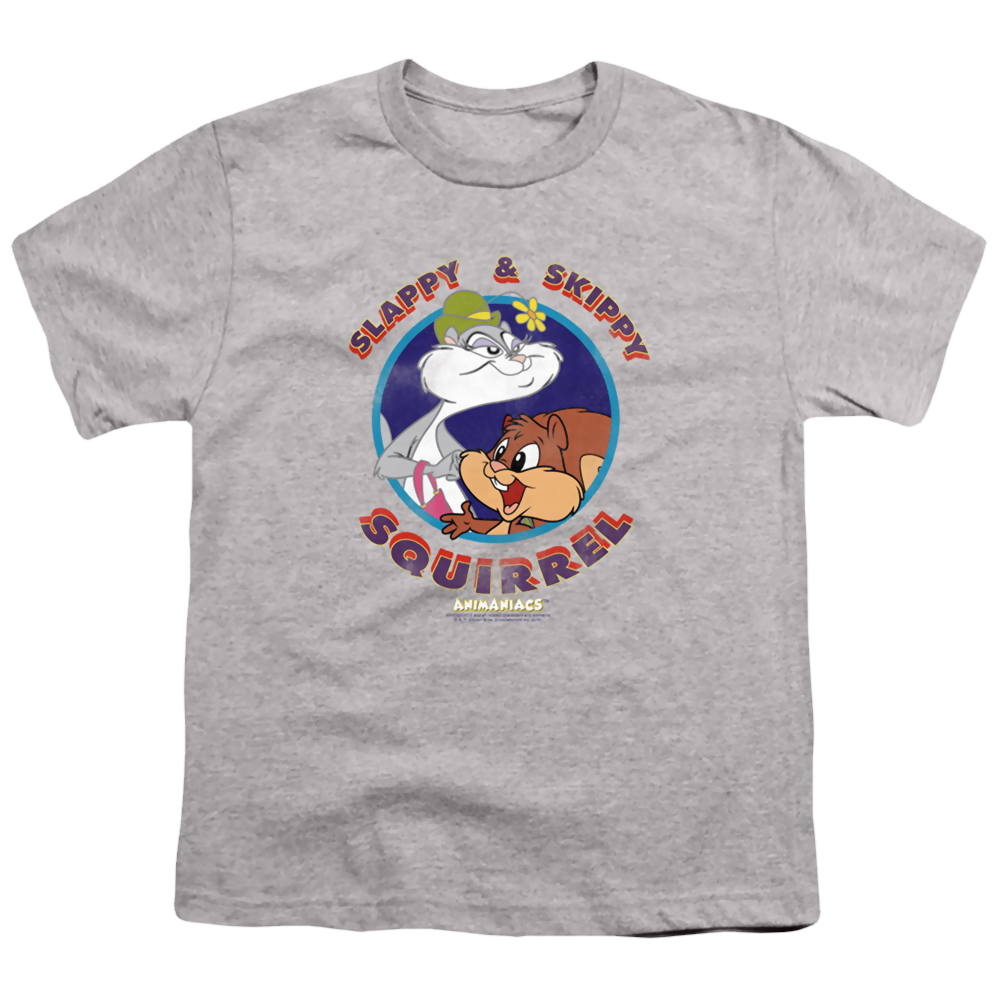 Animaniacs Slappy And Skippy Squirrel - Youth T-Shirt Youth T-Shirt (Ages 8-12) Animaniacs   