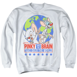 Pinky And The Brain Campaign - Men's Crewneck Sweatshirt Men's Crewneck Sweatshirt Pinky and The Brain   