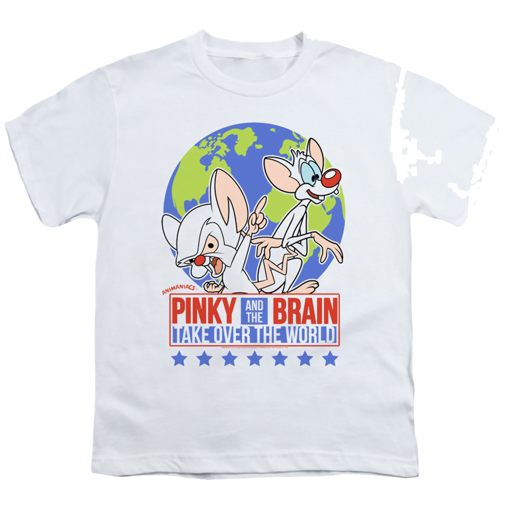 Pinky And The Brain Campaign - Youth T-Shirt Youth T-Shirt (Ages 8-12) Pinky and The Brain   
