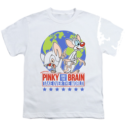 Pinky And The Brain Campaign - Youth T-Shirt Youth T-Shirt (Ages 8-12) Pinky and The Brain   