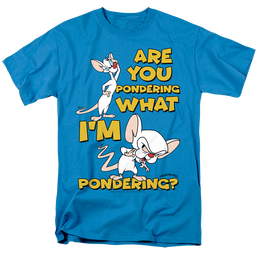 Pinky and The Brain Pondering - Men's Regular Fit T-Shirt Men's Regular Fit T-Shirt Pinky and The Brain   