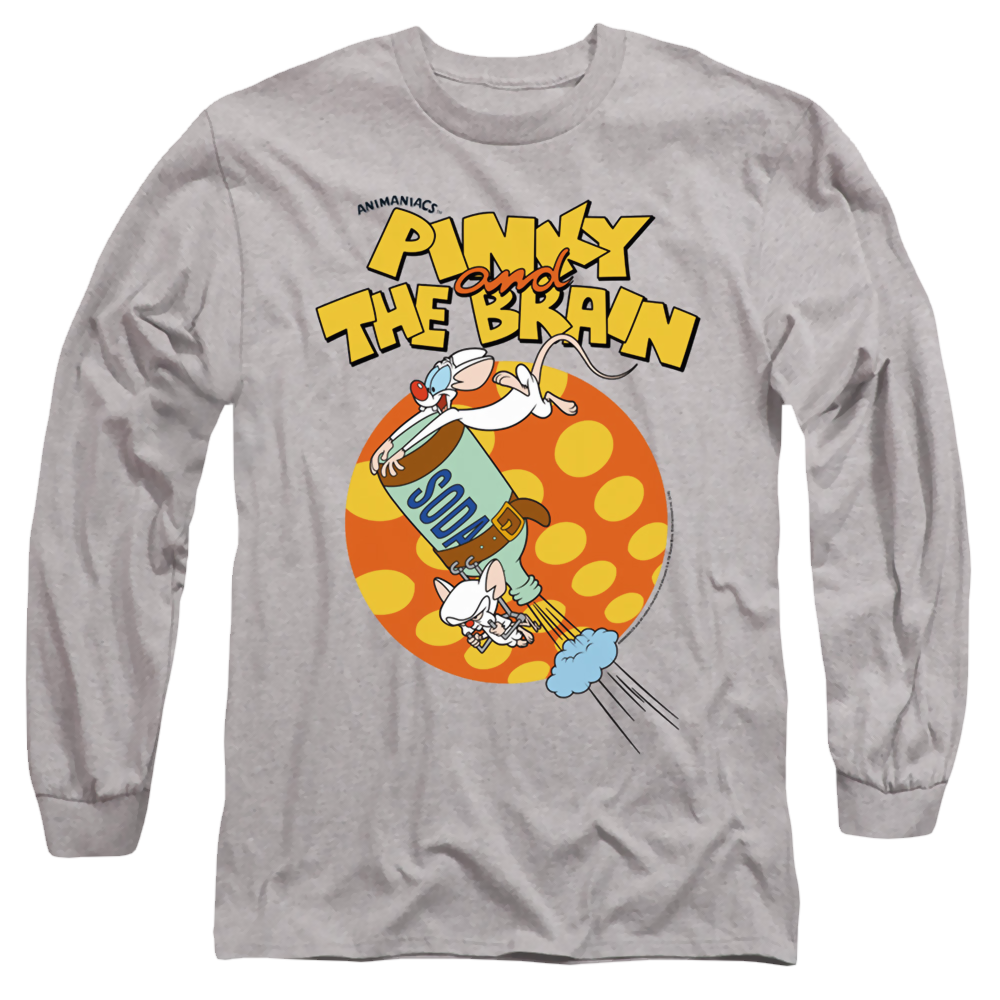 Pinky And The Brain Soda - Men's Long Sleeve T-Shirt Men's Long Sleeve T-Shirt Pinky and The Brain   