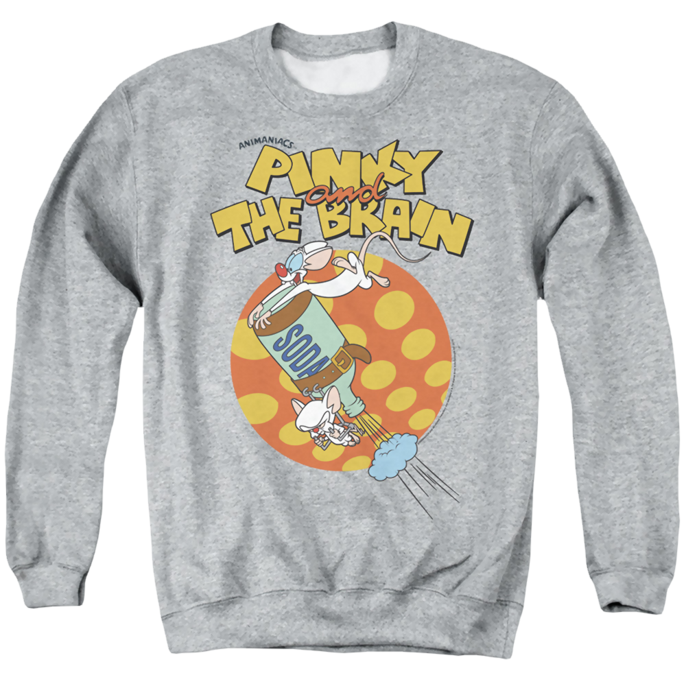 Pinky And The Brain Soda - Men's Crewneck Sweatshirt Men's Crewneck Sweatshirt Pinky and The Brain   