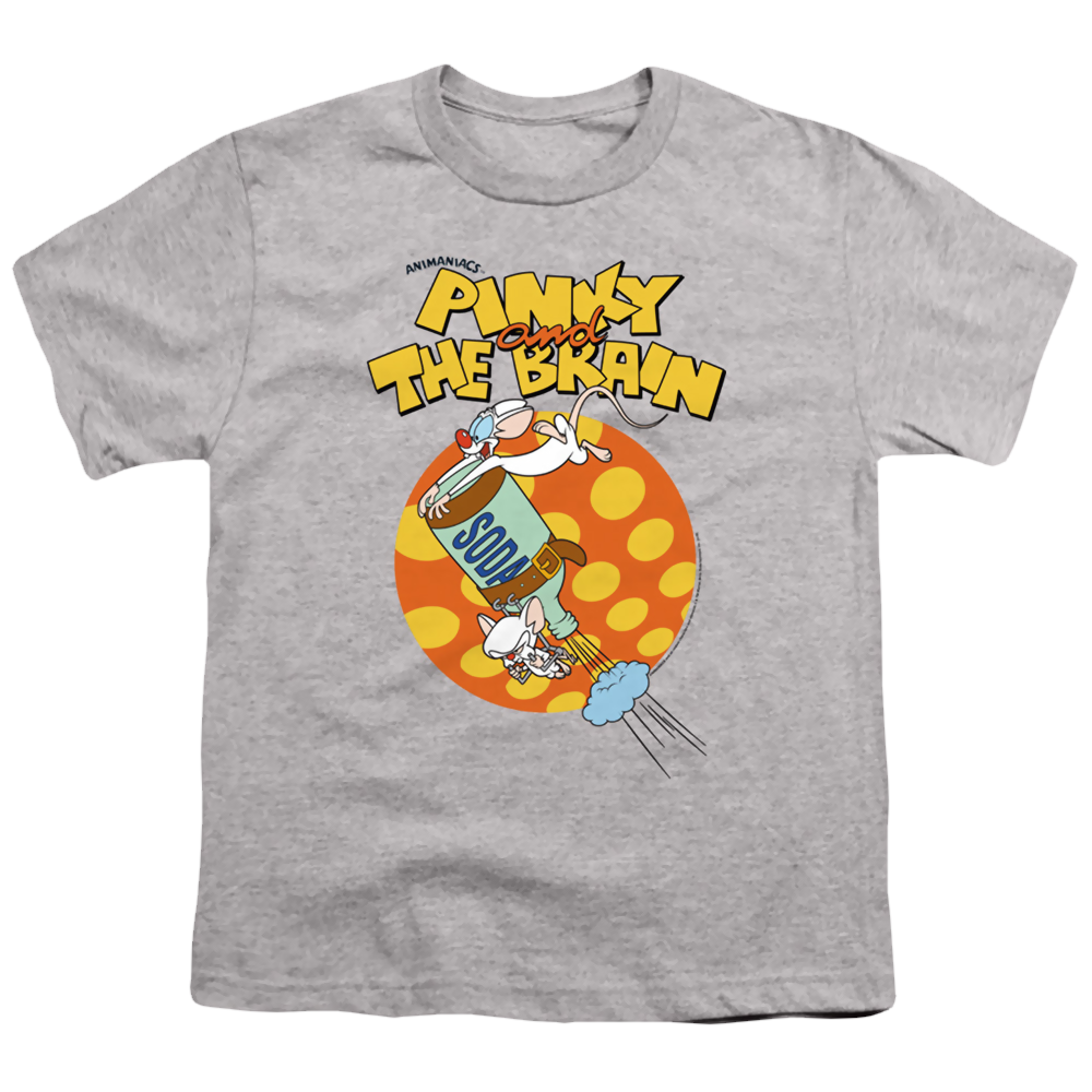 Pinky And The Brain Soda - Youth T-Shirt Youth T-Shirt (Ages 8-12) Pinky and The Brain   