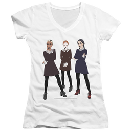 Chilling Adventures Of Sabrina Weird - Juniors V-Neck T-Shirt Juniors V-Neck T-Shirt Chilling Adventures of Sabrina   