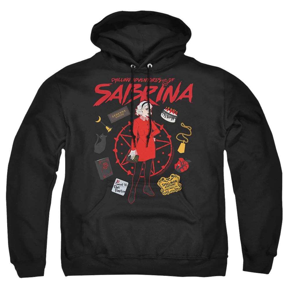 Chilling Adventures Of Sabrina Circle - Pullover Hoodie Pullover Hoodie Chilling Adventures of Sabrina   