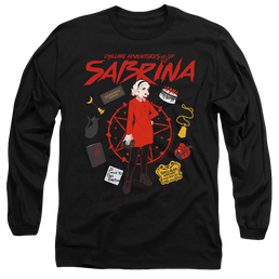 Chilling Adventures Of Sabrina Circle - Men's Long Sleeve T-Shirt Men's Long Sleeve T-Shirt Chilling Adventures of Sabrina   
