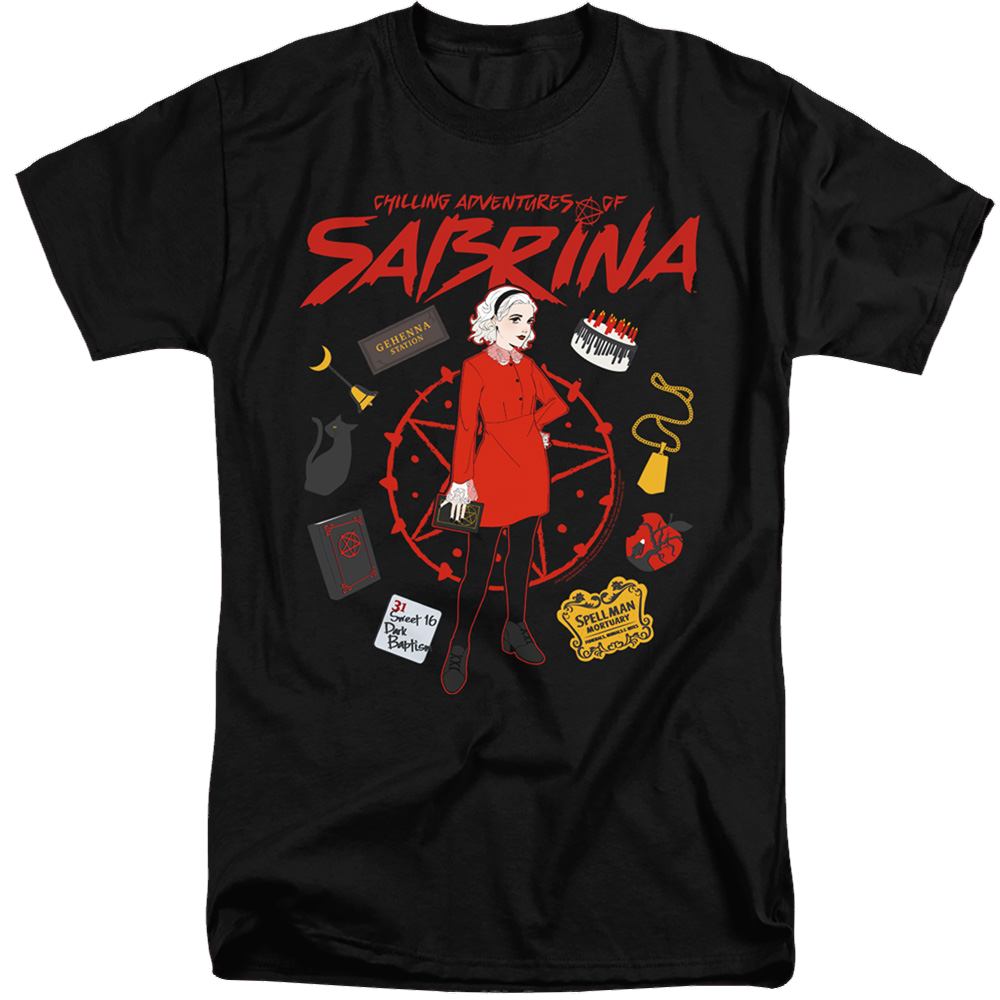 Chilling Adventures Of Sabrina Circle - Men's Tall Fit T-Shirt Men's Tall Fit T-Shirt Chilling Adventures of Sabrina   