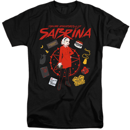 Chilling Adventures Of Sabrina Circle - Men's Tall Fit T-Shirt Men's Tall Fit T-Shirt Chilling Adventures of Sabrina   