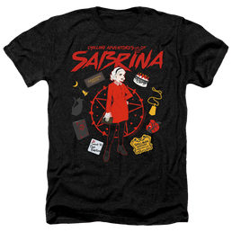 Chilling Adventures Of Sabrina Circle - Men's Heather T-Shirt Men's Heather T-Shirt Chilling Adventures of Sabrina   