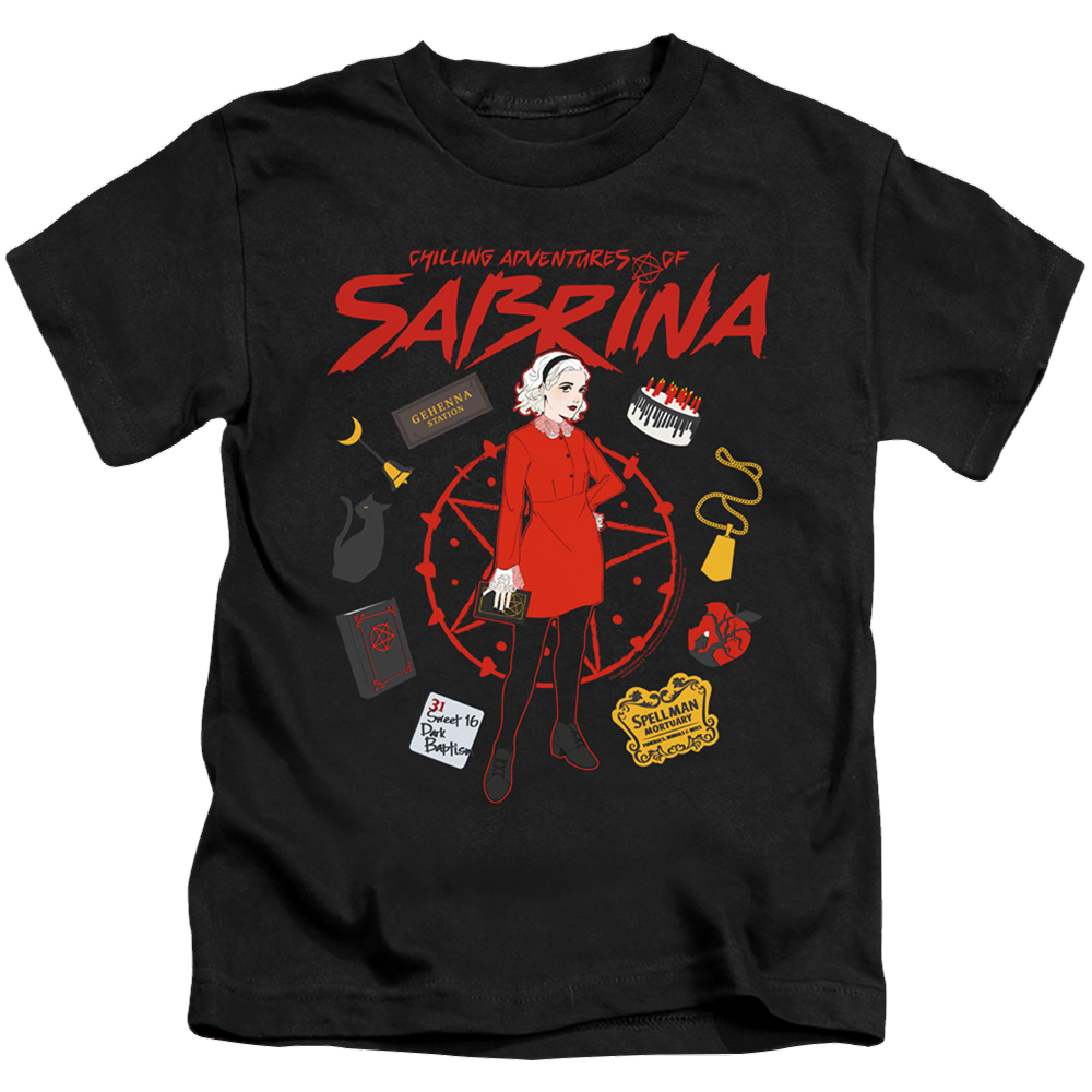 Chilling Adventures Of Sabrina Circle - Kid's T-Shirt Kid's T-Shirt (Ages 4-7) Chilling Adventures of Sabrina   