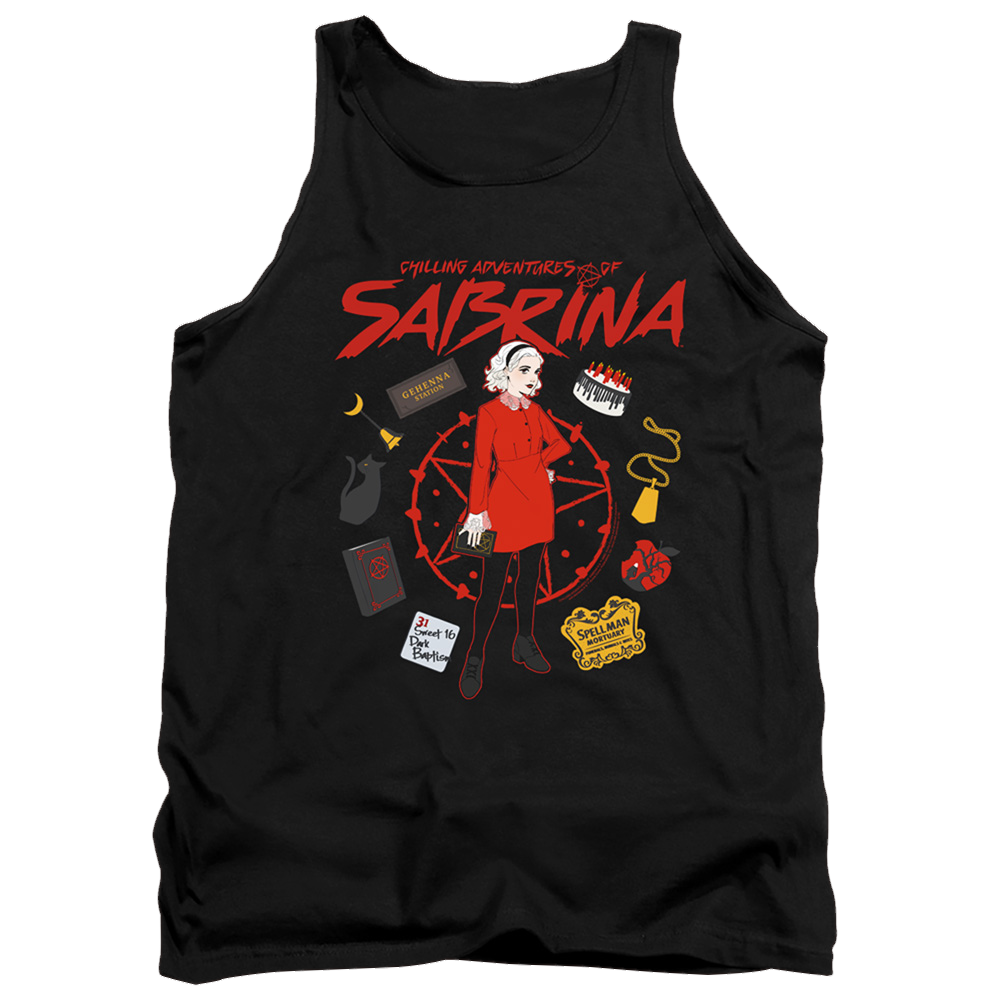 Chilling Adventures Of Sabrina Circle - Men's Tank Top Men's Tank Chilling Adventures of Sabrina   