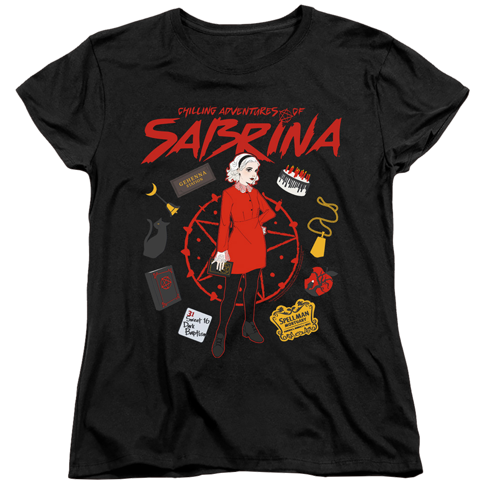 Chilling Adventures Of Sabrina Circle - Women's T-Shirt Women's T-Shirt Chilling Adventures of Sabrina   