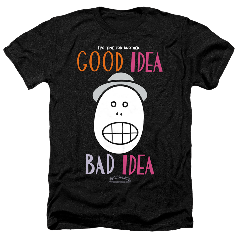 Animaniacs Good Idea Bad Idea - Men's Heather T-Shirt Men's Heather T-Shirt Animaniacs   