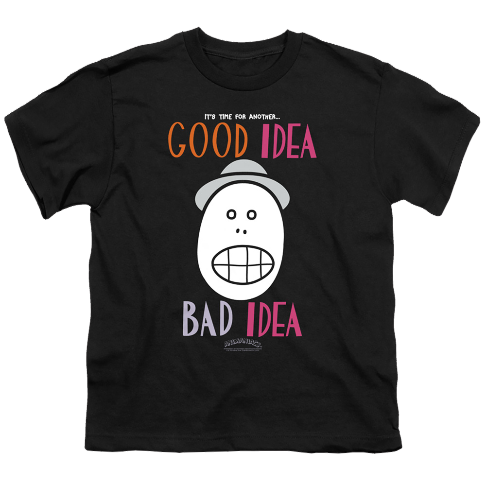Animaniacs Good Idea Bad Idea - Youth T-Shirt Youth T-Shirt (Ages 8-12) Animaniacs   