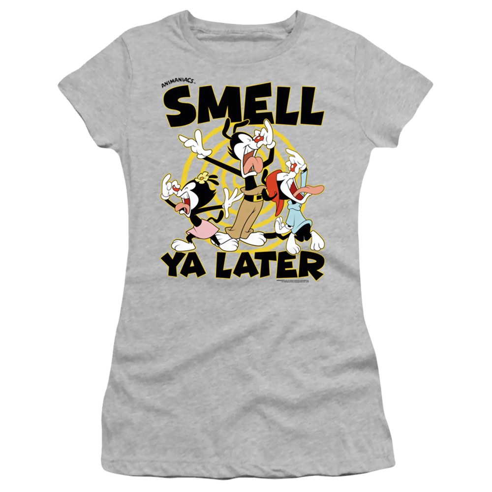 Animaniacs Smell Ya Later - Juniors T-Shirt Juniors T-Shirt Animaniacs   