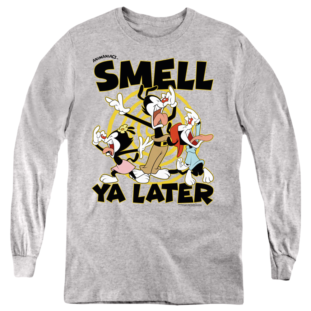 Animaniacs Smell Ya Later - Youth Long Sleeve T-Shirt Youth Long Sleeve T-Shirt Animaniacs   