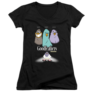 Animaniacs Goodfeathers - Juniors V-Neck T-Shirt Juniors V-Neck T-Shirt Animaniacs   