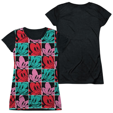 Animaniacs Squares juniors black back t-shirt