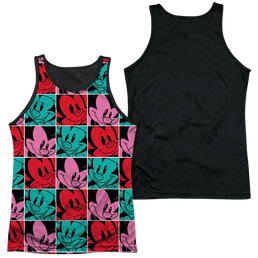 Animaniacs Squares - Men's Black Back Tank Top Men's Black Back Tank Animaniacs   